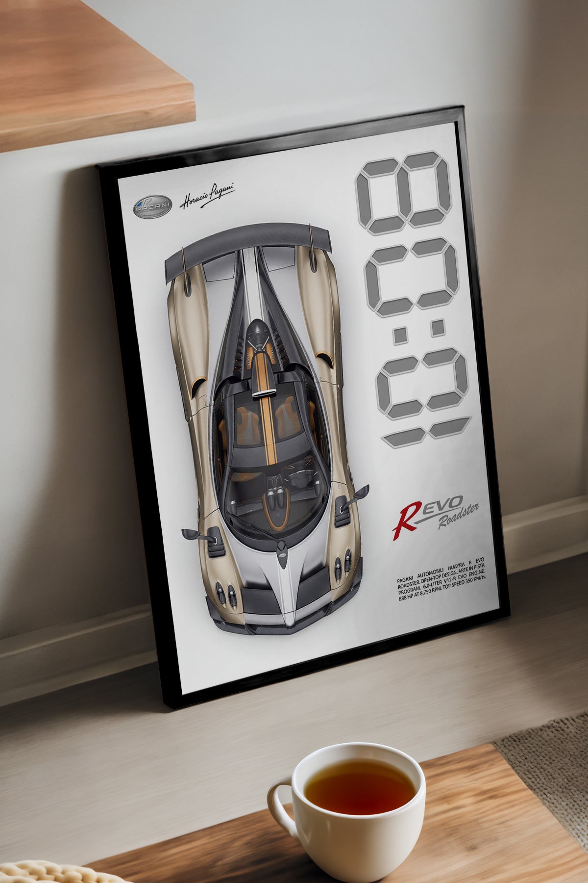 Revo Roadster - tablo