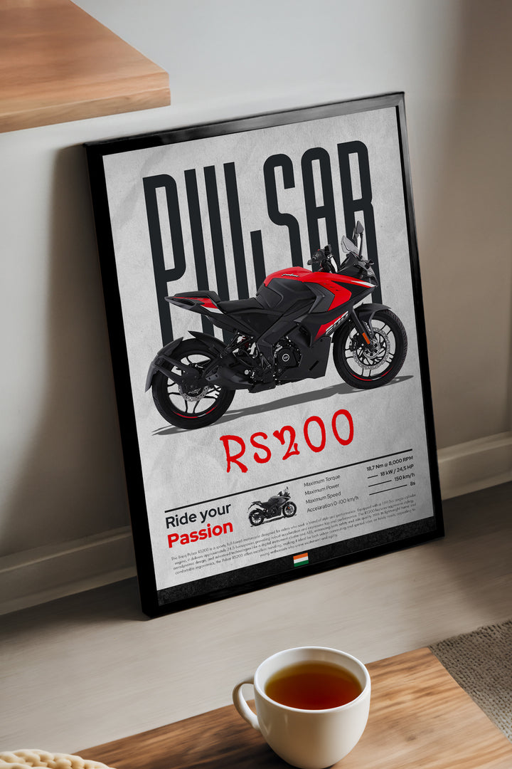 Bajaj Pulsar RS 200 - tablo