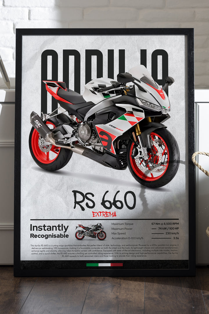 Aprilia RS 660 Extrema - tablo