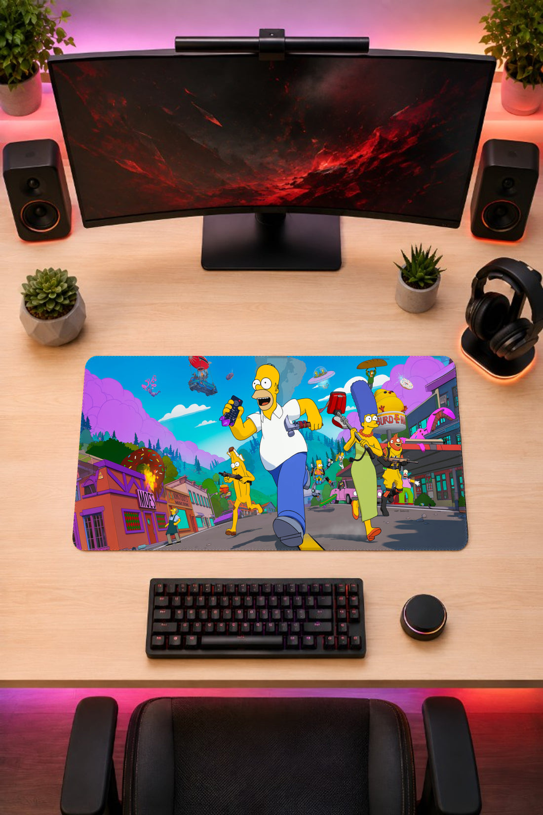 Fortnite Simpsons - mousepad