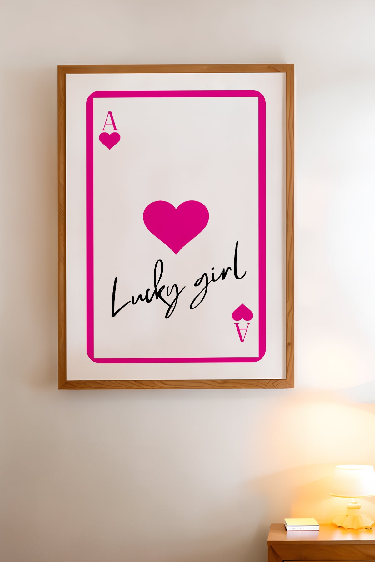 Lucky Girl Oyun Kartı - tablo