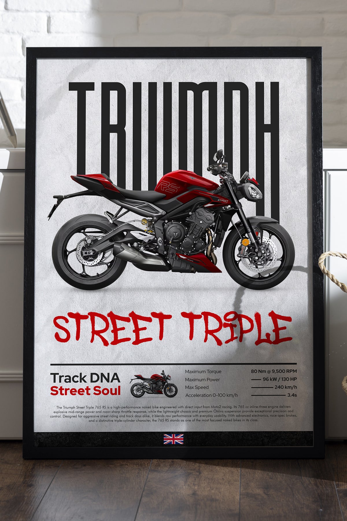 Triump Street Triple Kırmızı