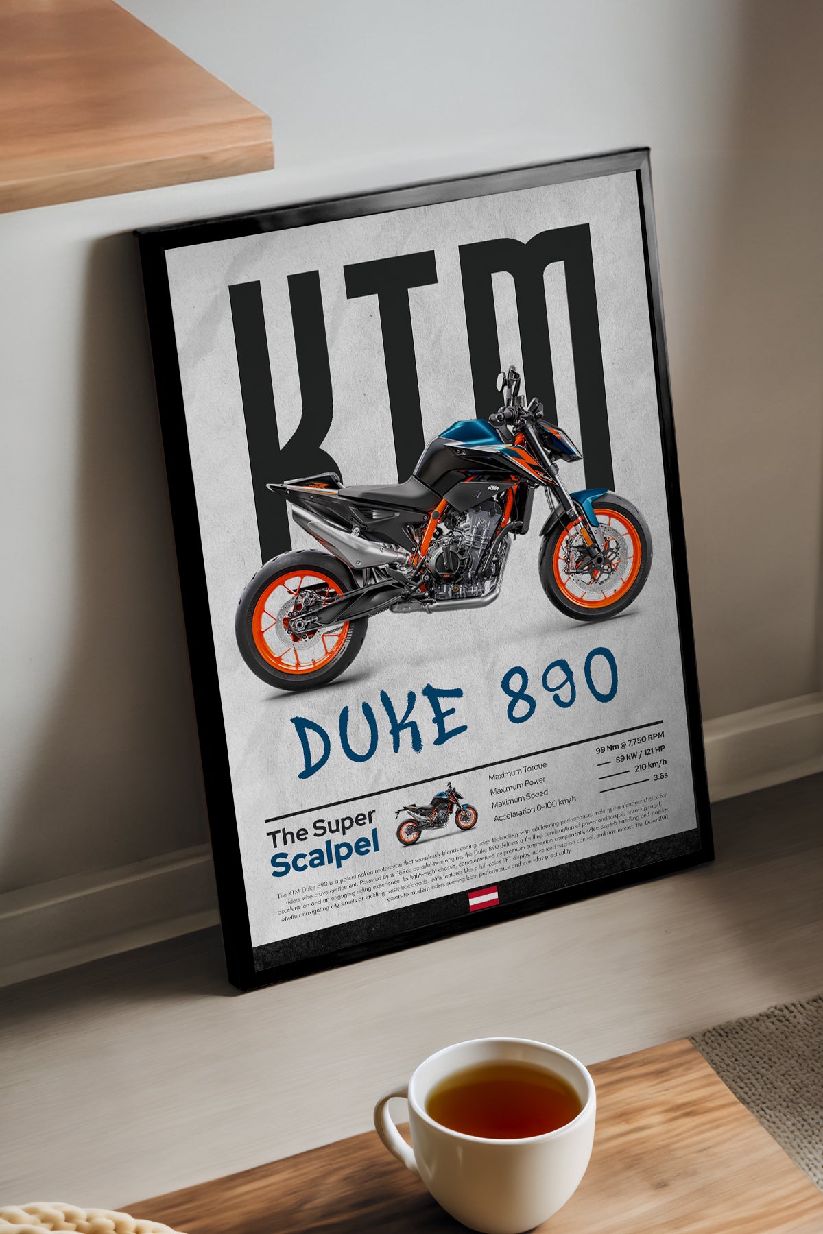KTM Duke 890 - tablo