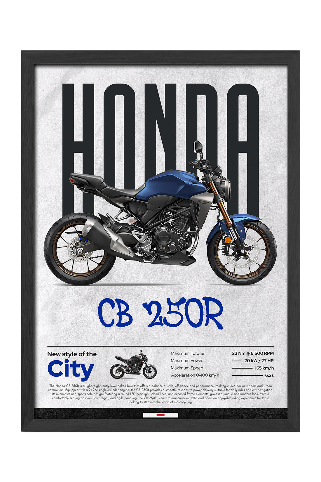 Honda CB 250 R Mavi