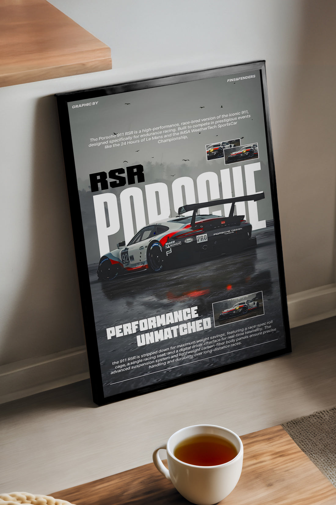 Porsche 911 RSR - tablo