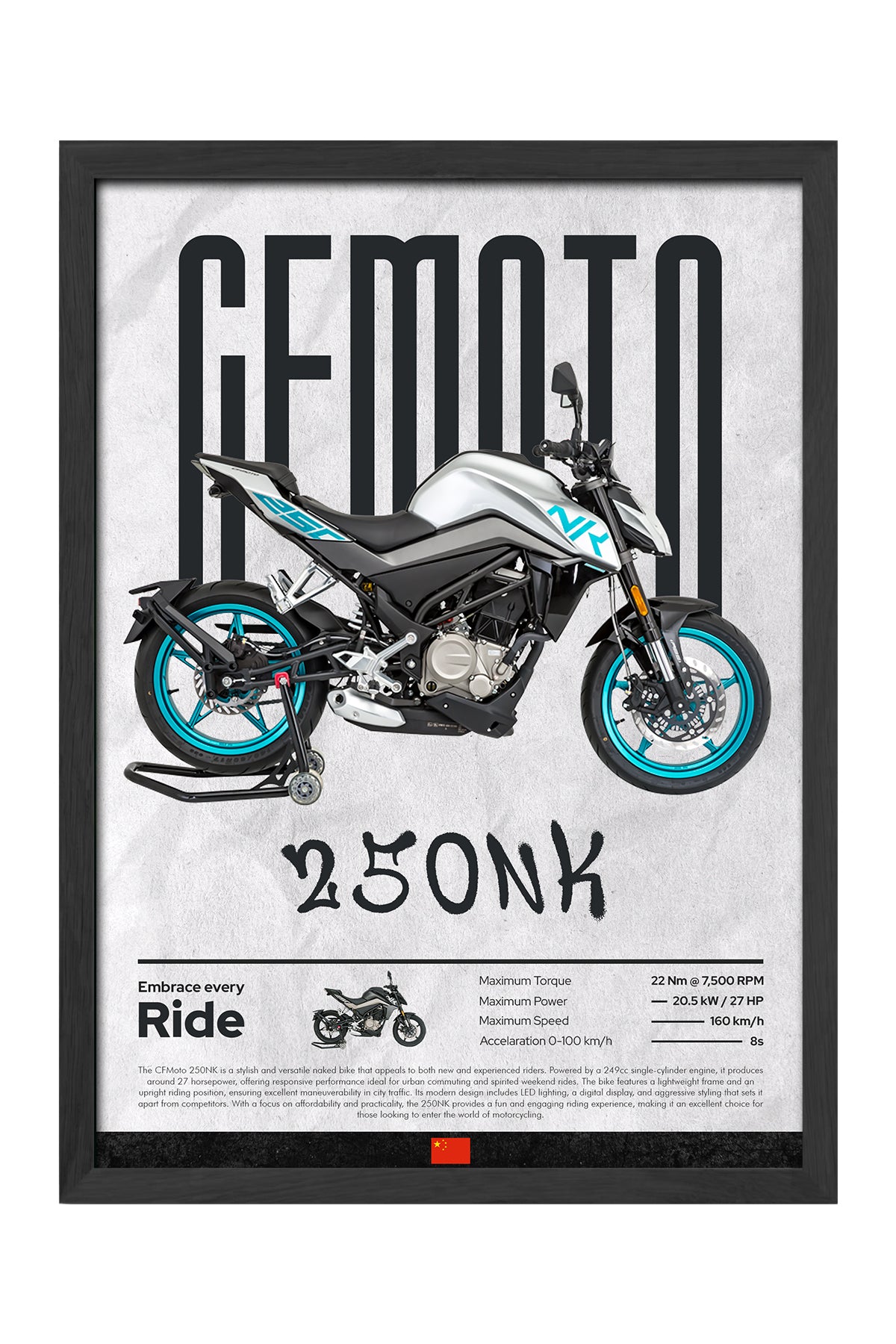 CFMOTO 250 NK Beyaz