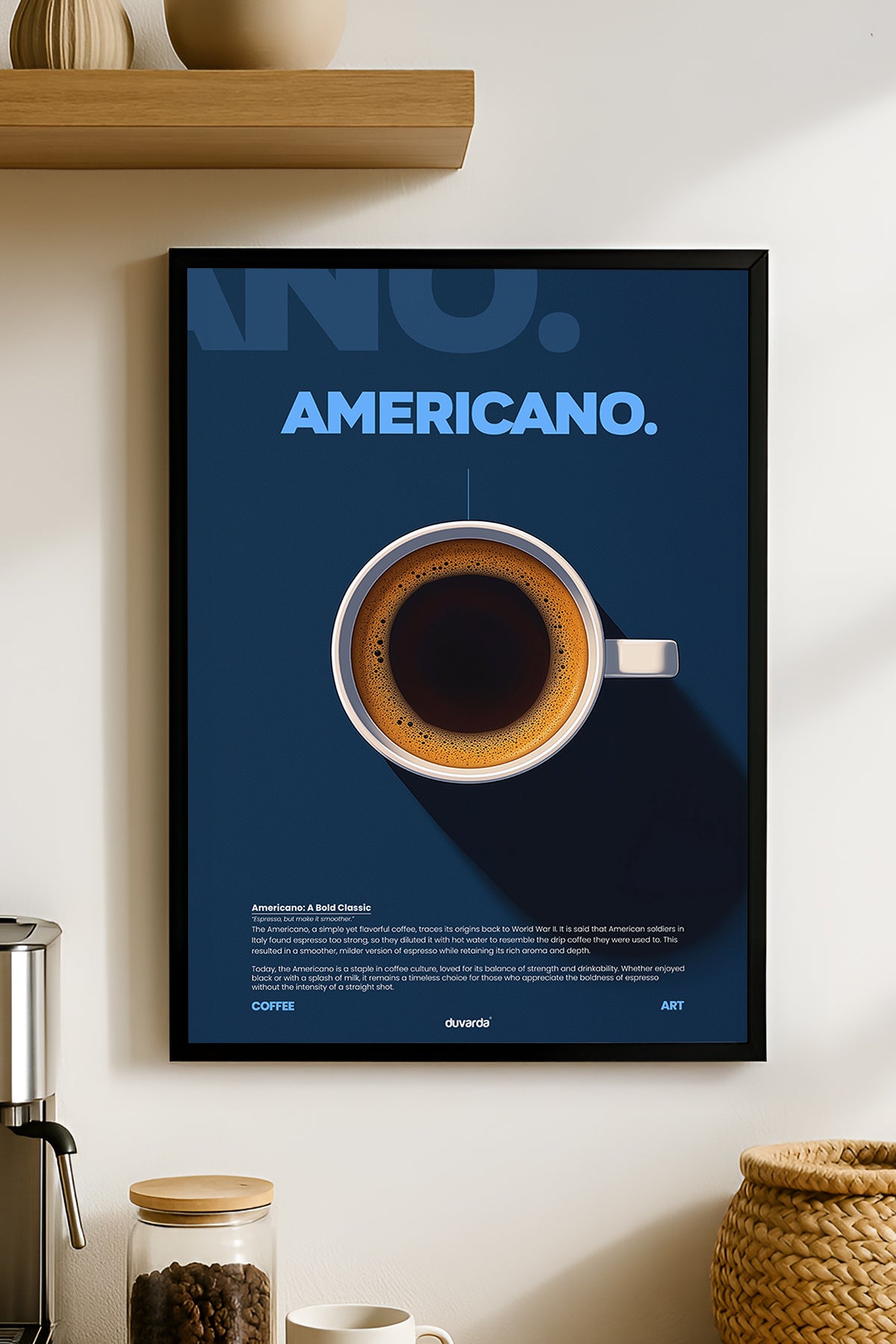 Americano Kahve - tablo