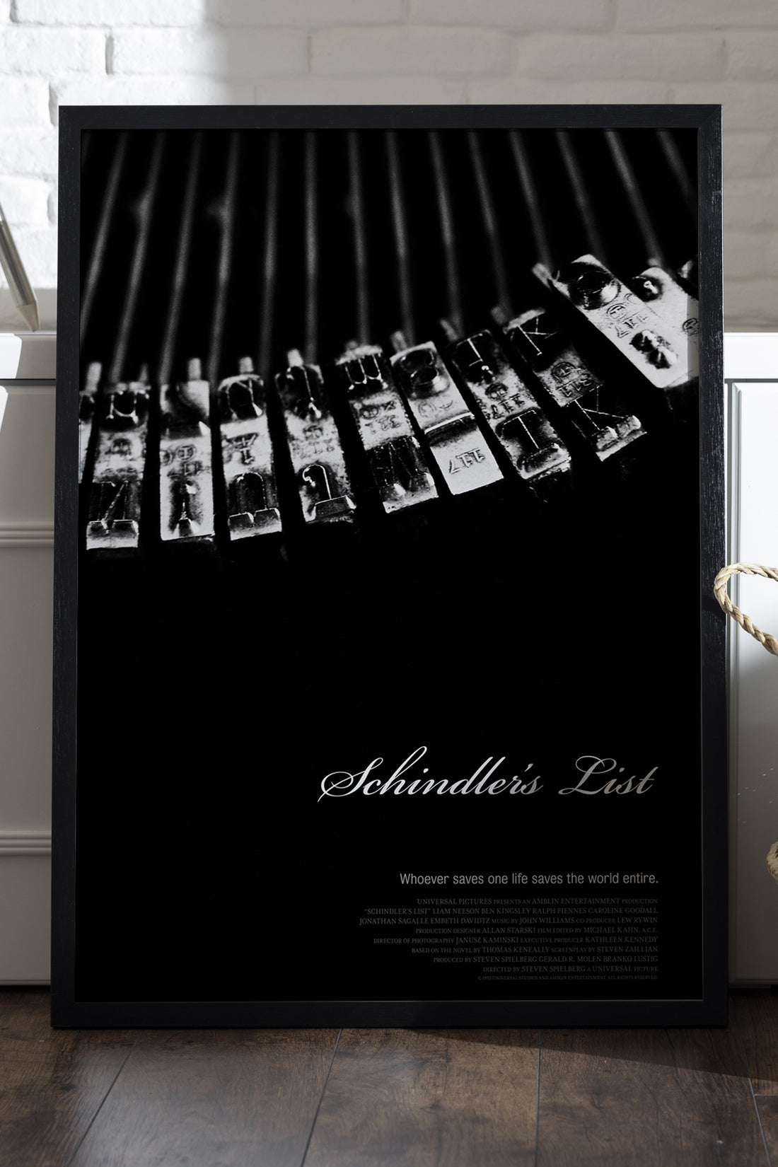 Schindler's List - tablo