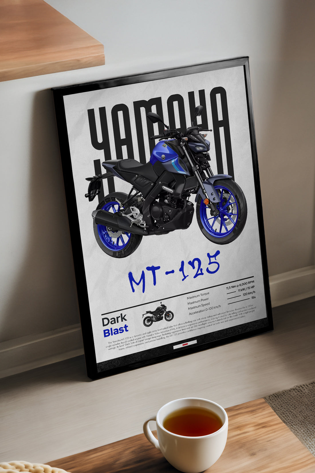 Yamaha MT-125 - tablo