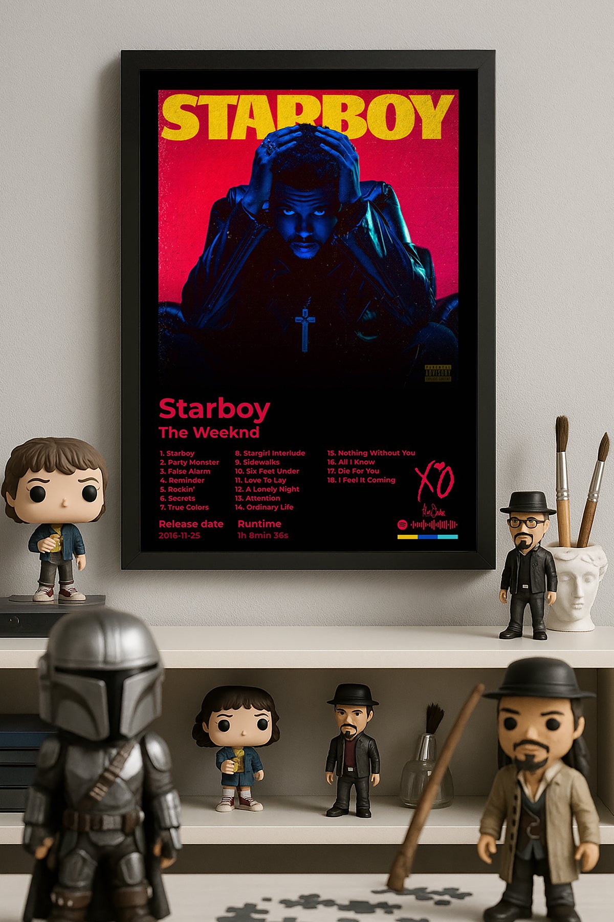 The Weeknd Starboy - tablo