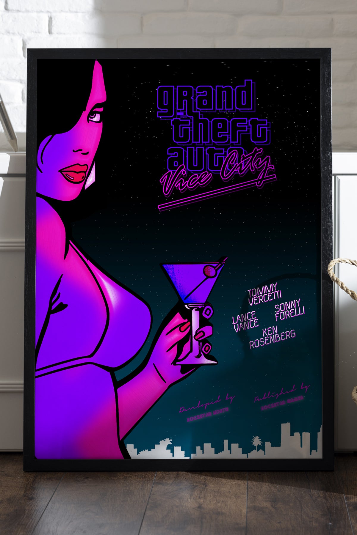 GTA Vice City - tablo