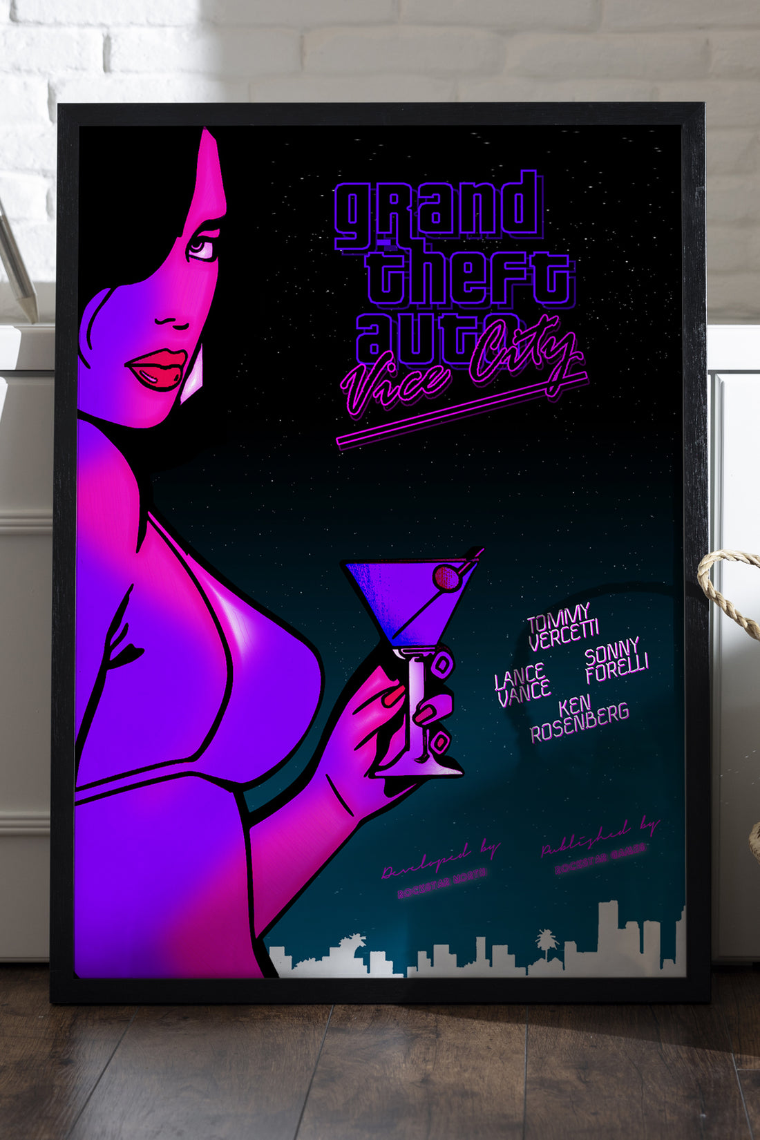 GTA Vice City - tablo