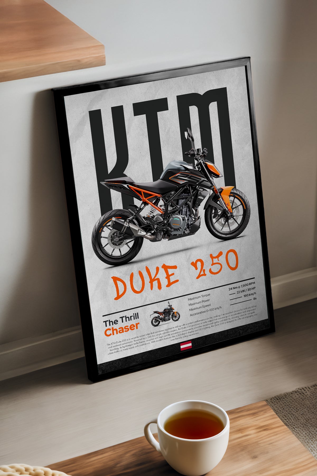 KTM Duke 250 - tablo