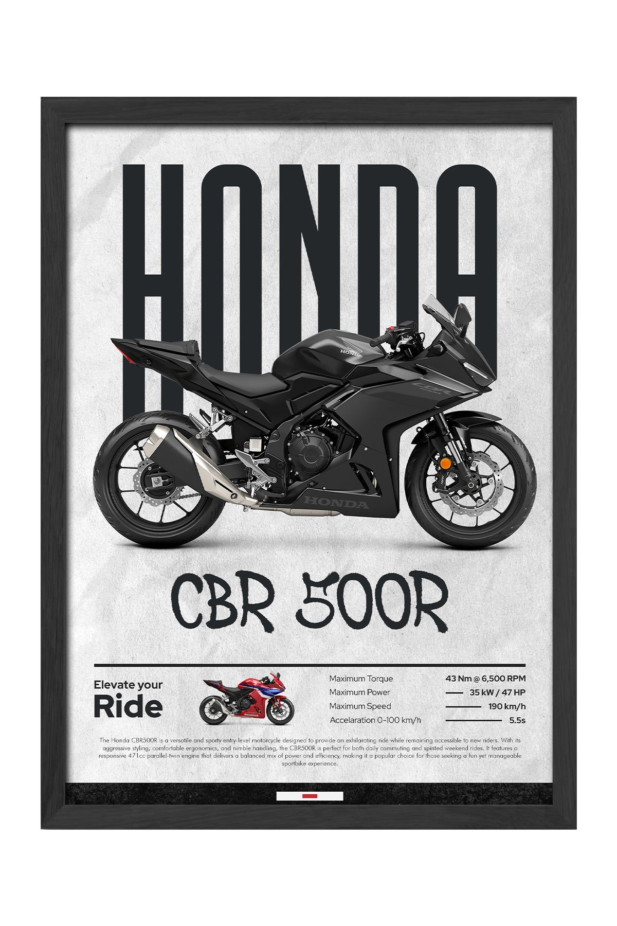 Honda CBR 500R Siyah