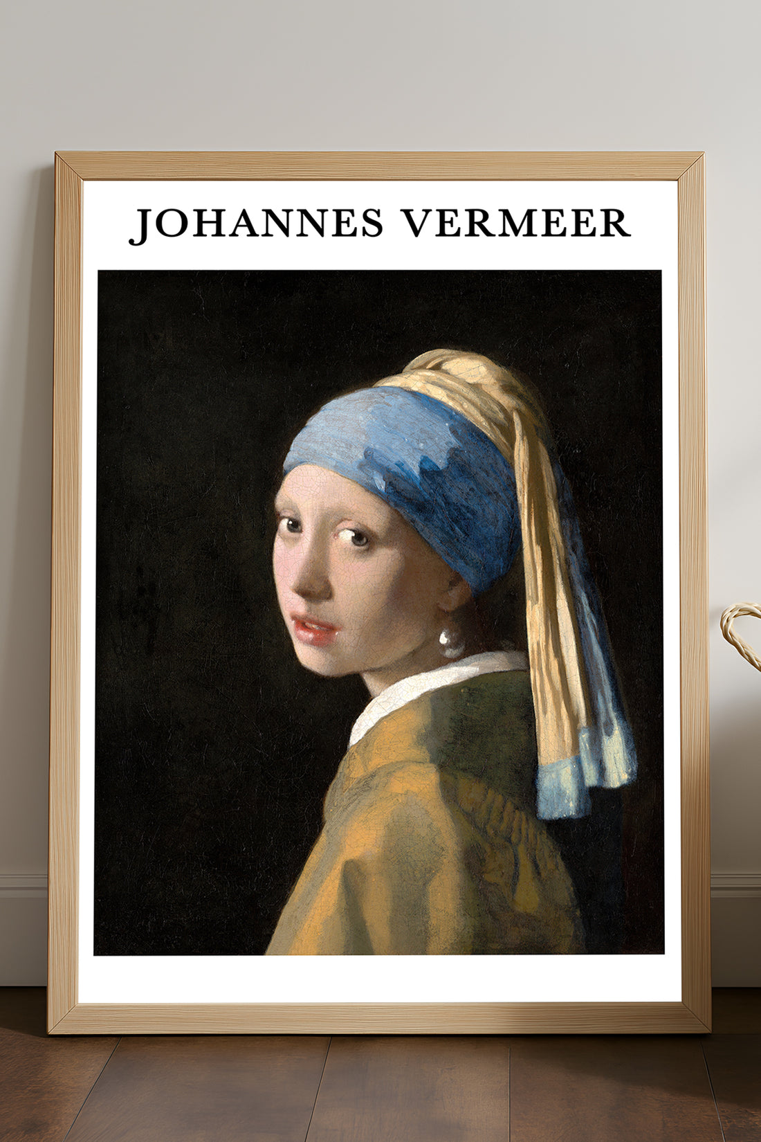 Johannes Vermeer İnci Küpeli Kız - tablo
