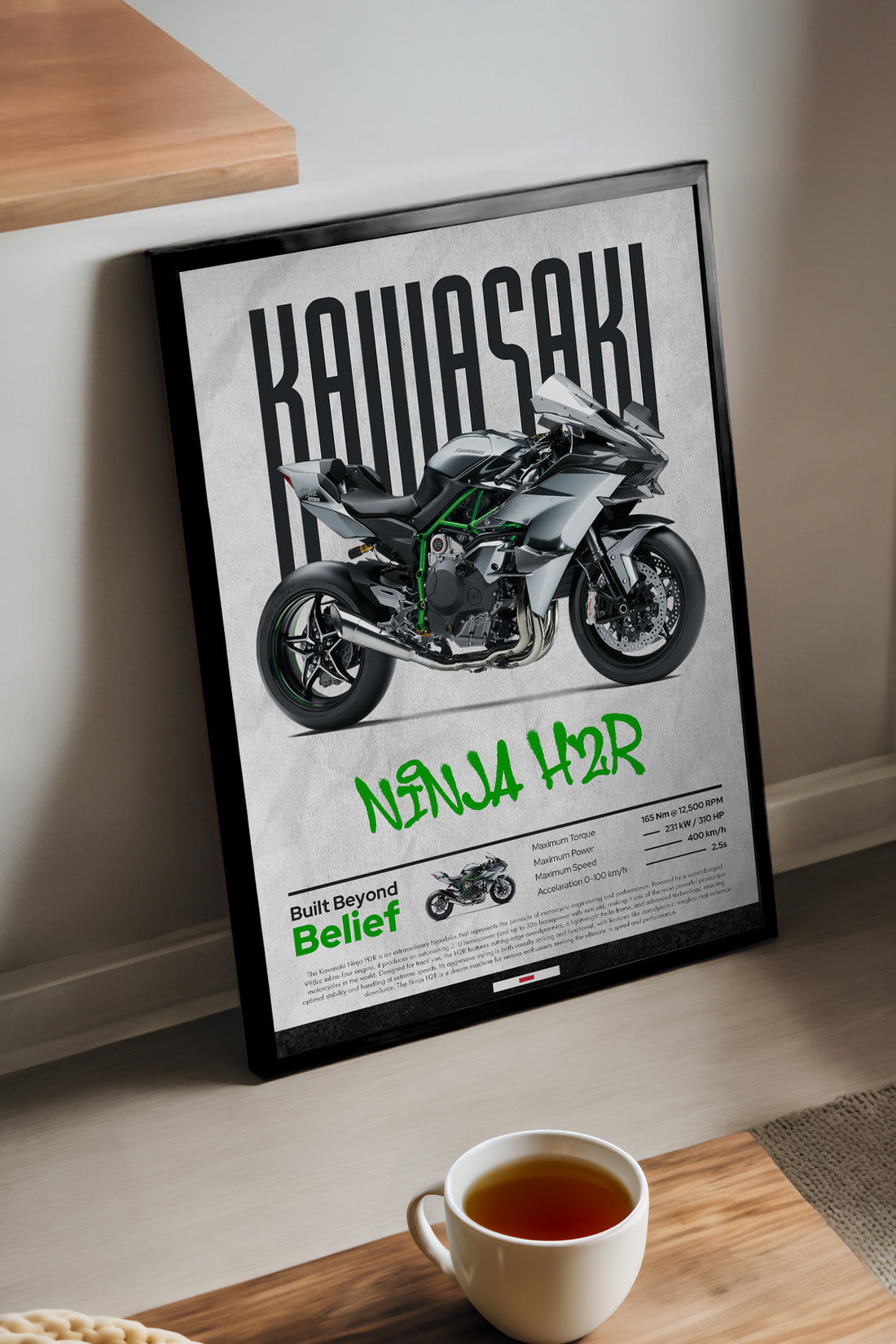 Kawasaki Ninja H2 R - tablo