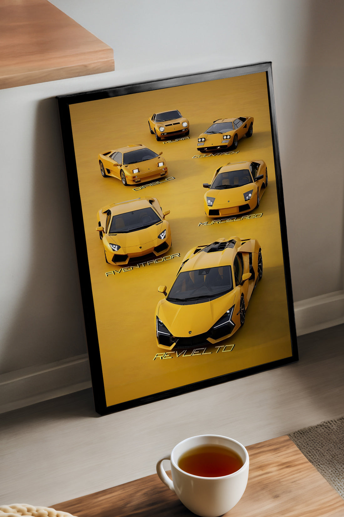 Lamborghini Family Araba - tablo