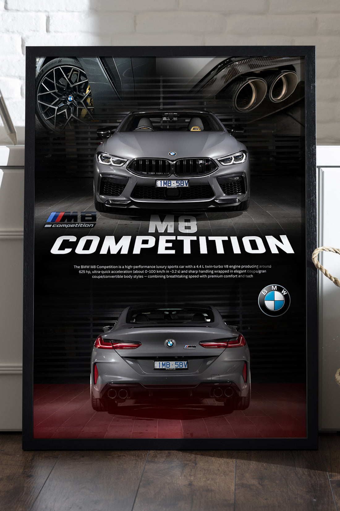 BMW M8 Competition Araba - tablo