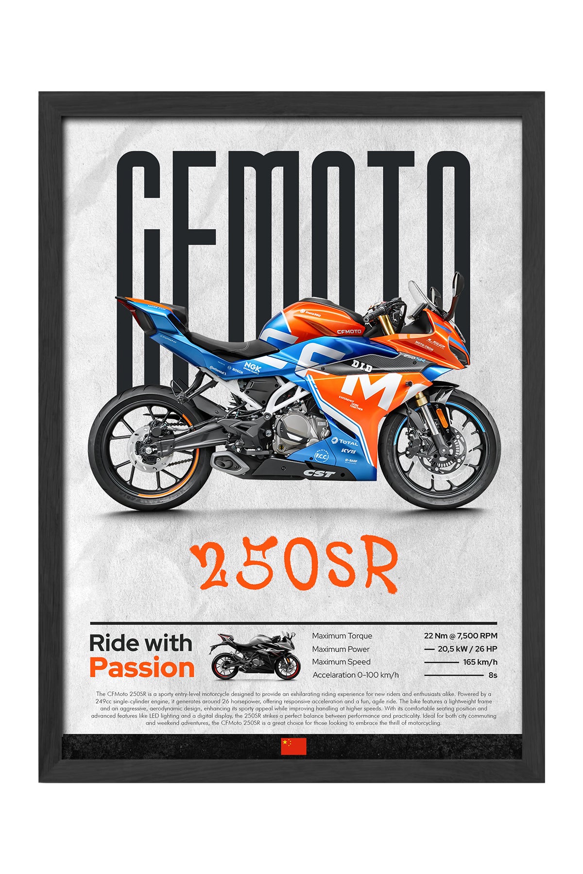CFMOTO 250 SR Turuncu