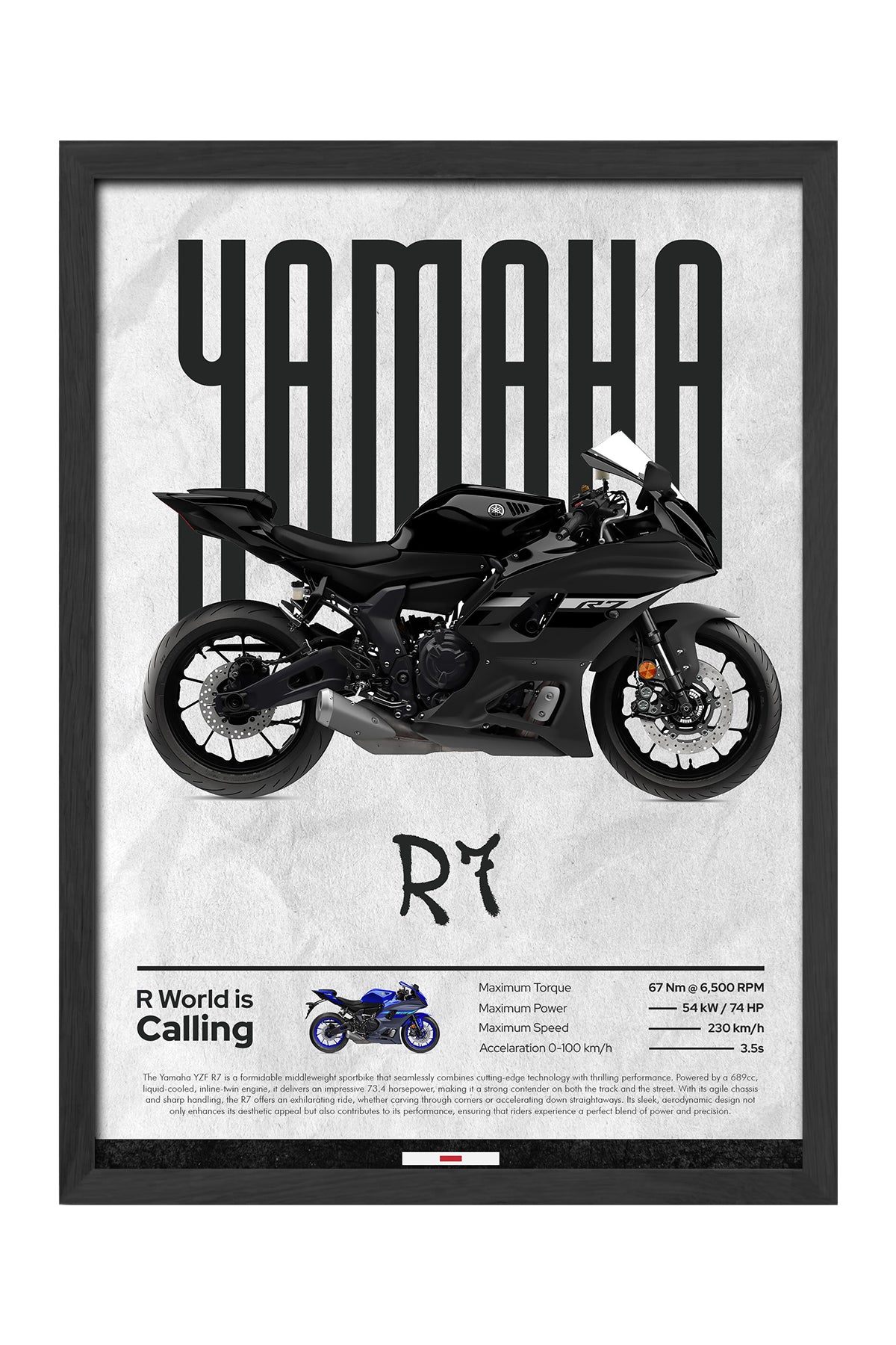 Yamaha R7 Siyah