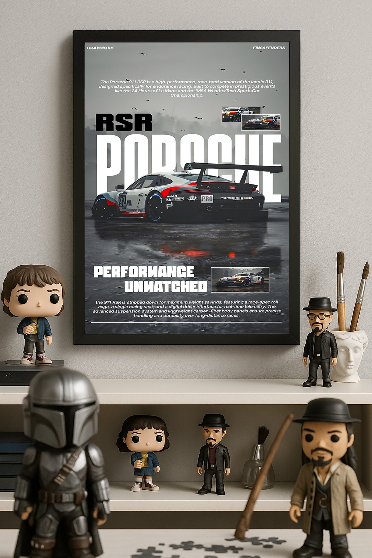 Porsche 911 RSR - tablo