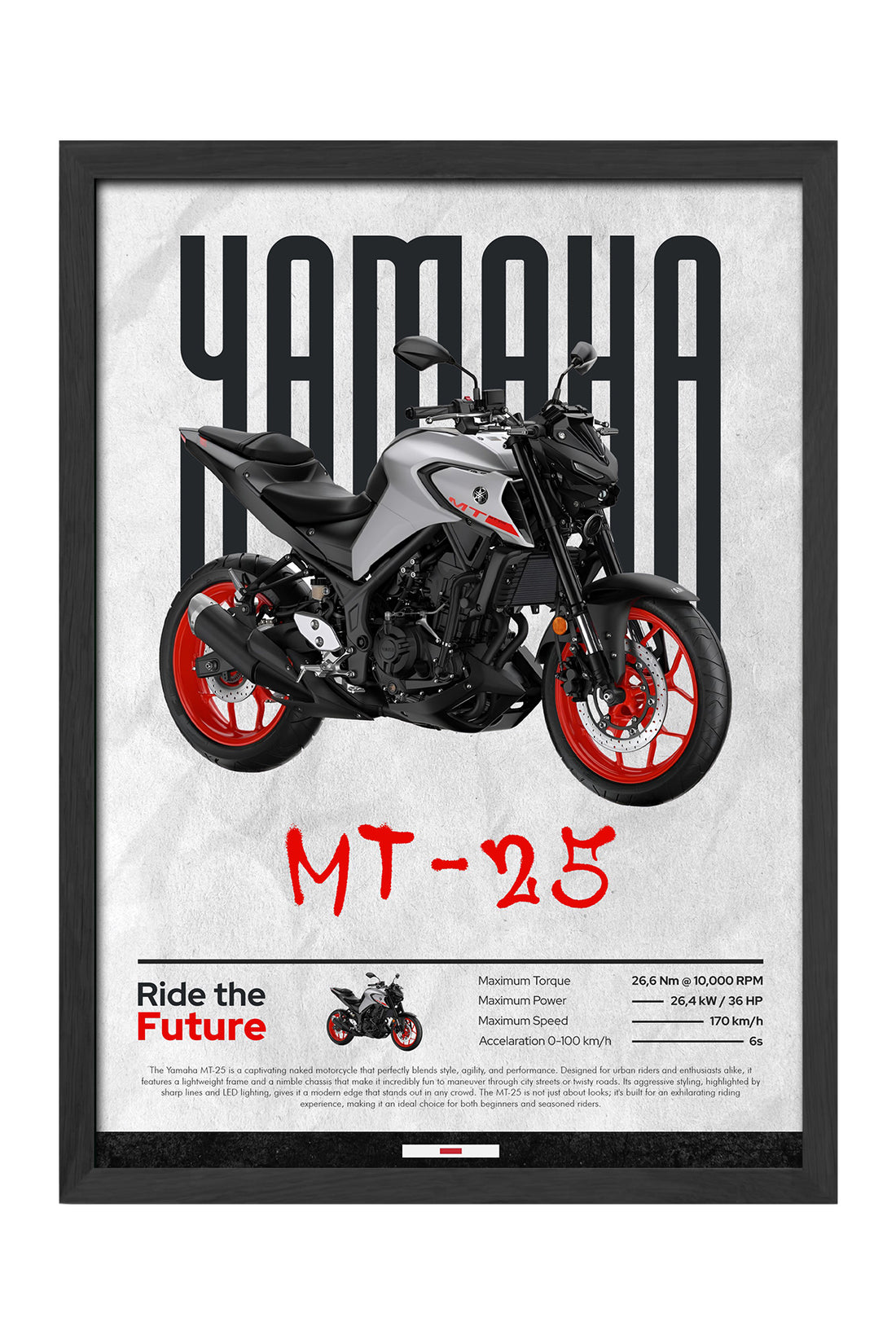 Yamaha MT-25 Beyaz