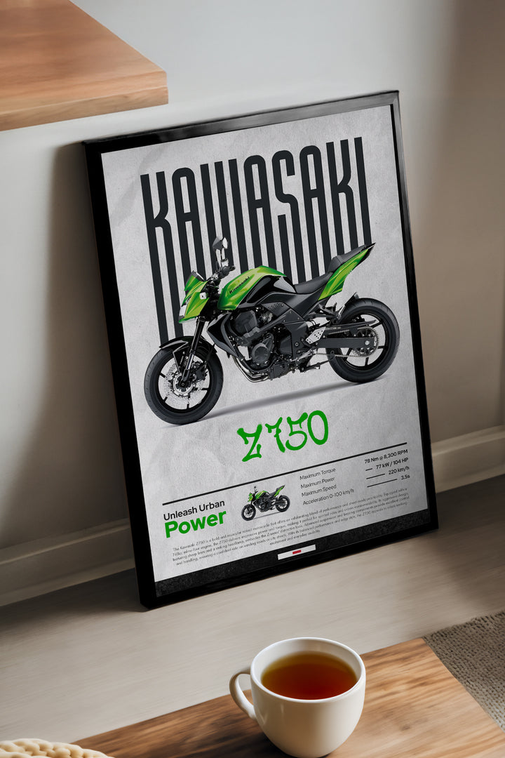 Kawasaki Z750 - tablo