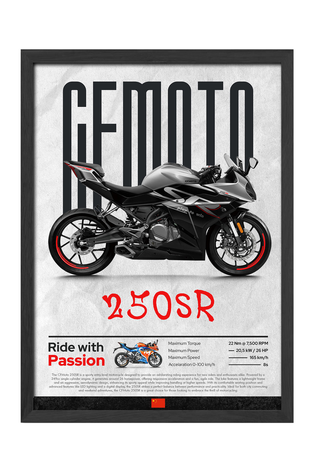 CFMOTO 250 SR Gri