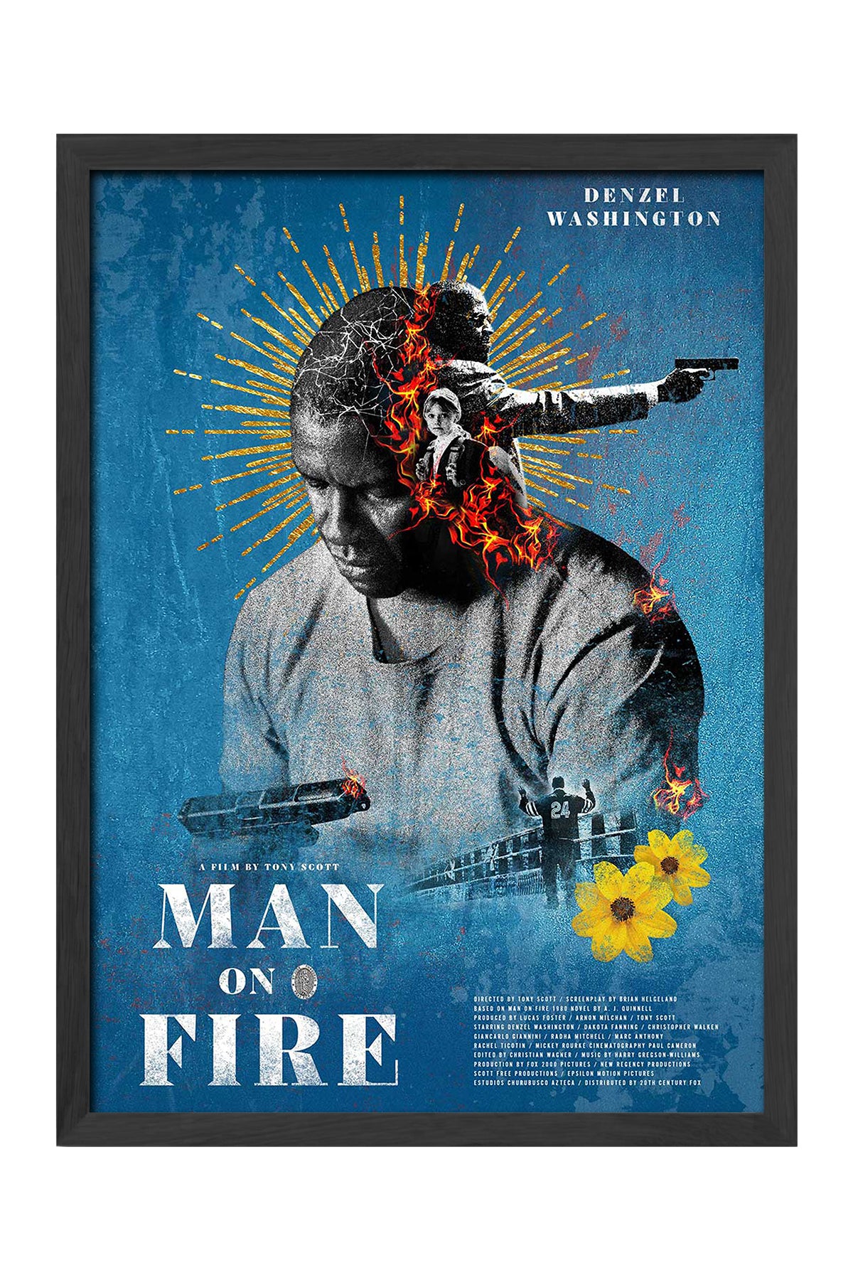 Man on Fire Gazap Ateşi - tablo