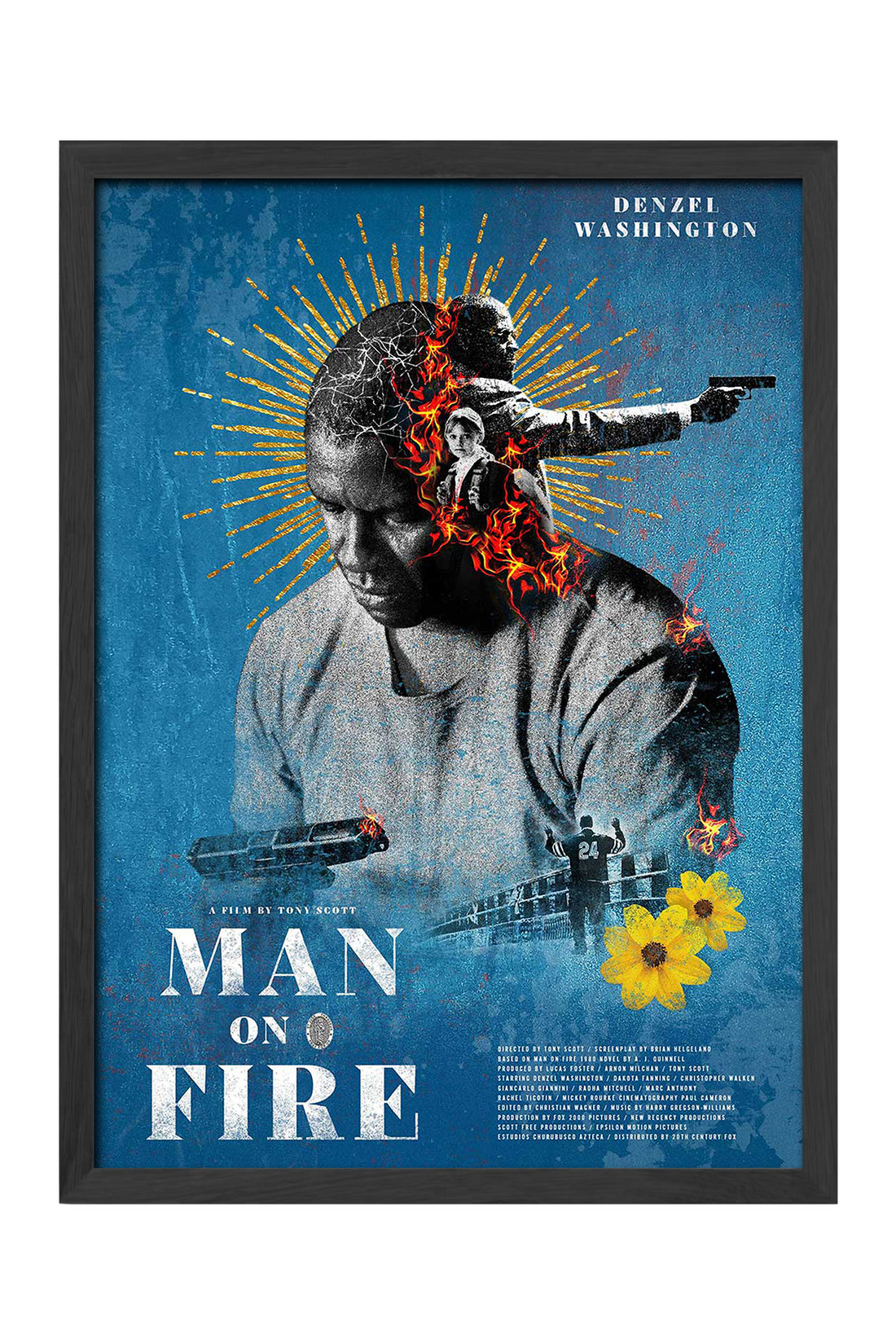 Man on Fire Gazap Ateşi - tablo