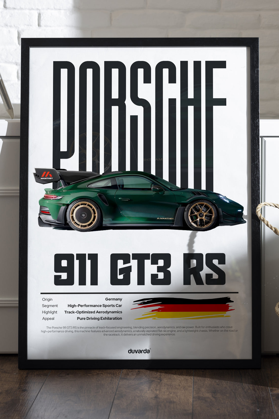 Porsche 911 Gt3 Rs Araba - tablo