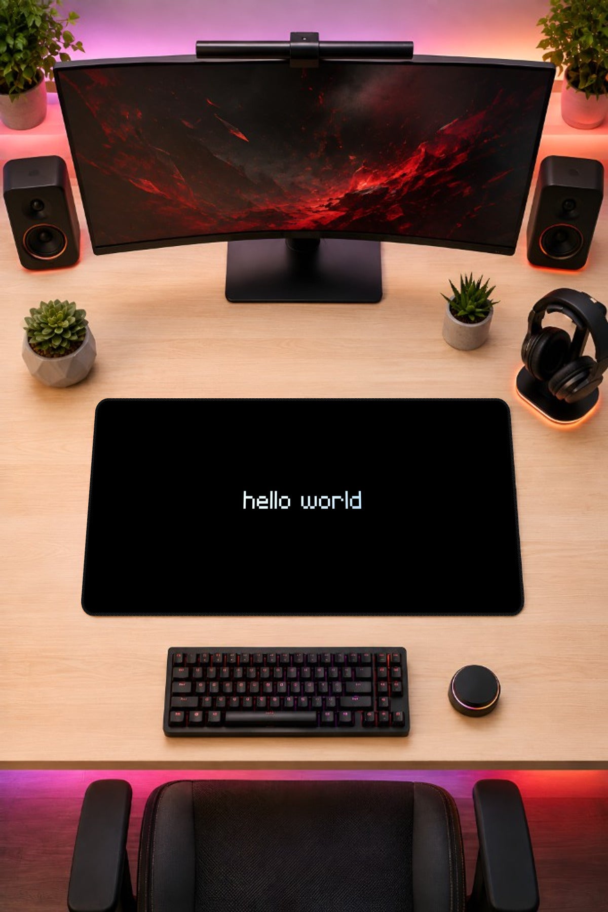 Hello World - mousepad