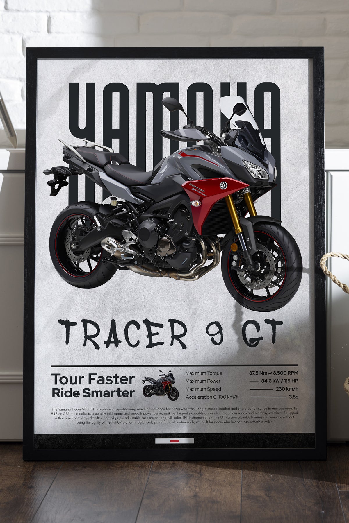Yamaha Tracer 9 GT - tablo
