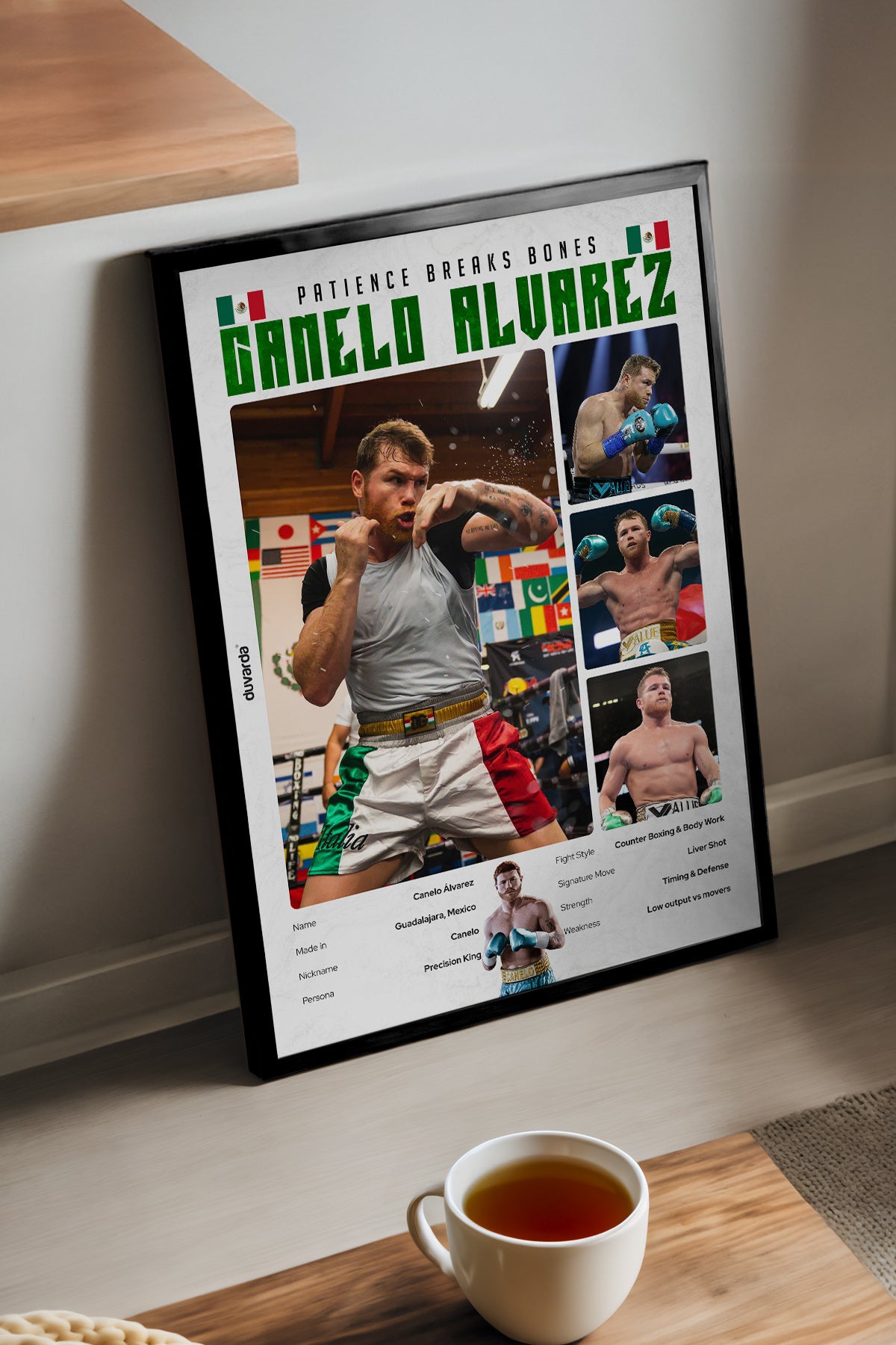 Canelo Alvarez Boks - tablo