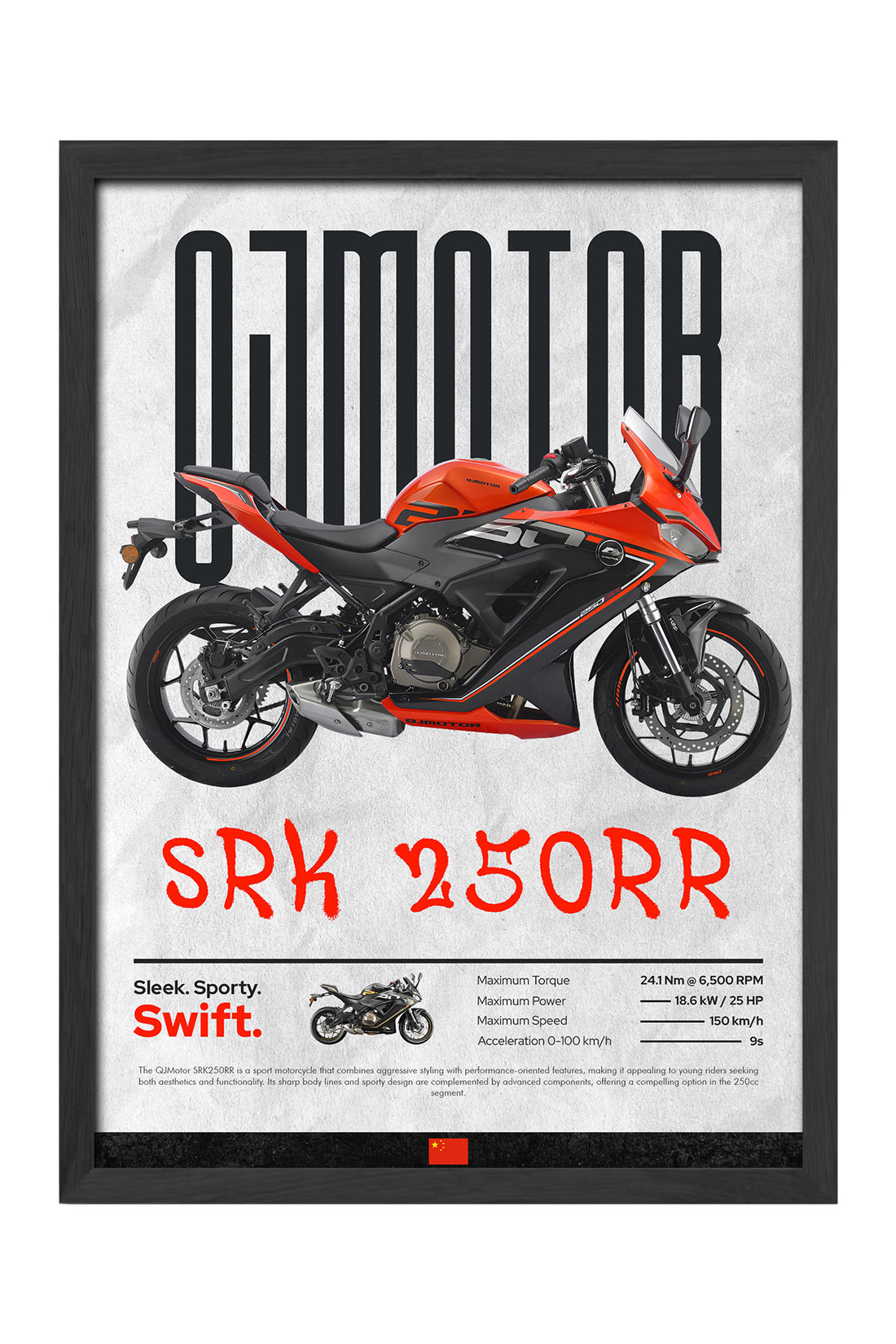 QJ MOTOR SRK 250RR - tablo