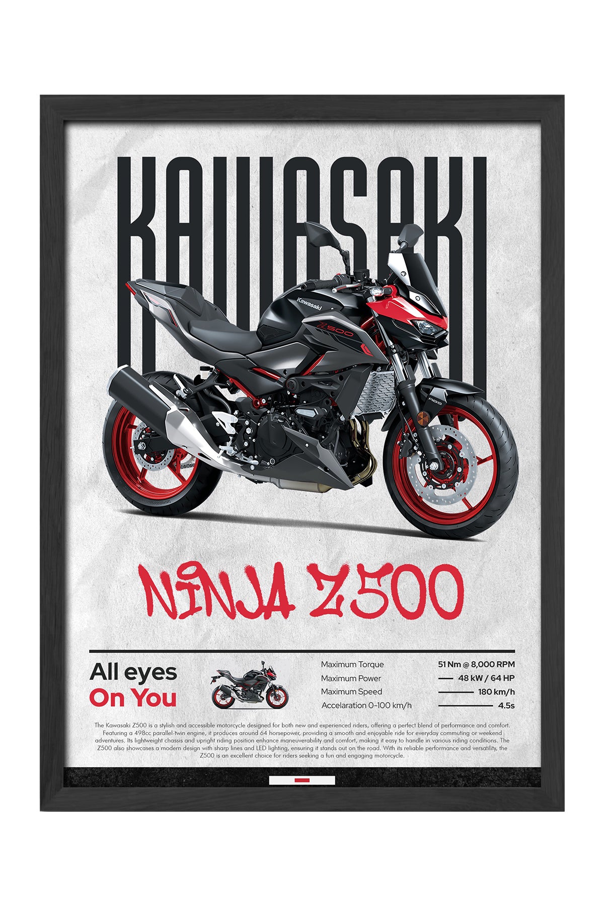 Kawasaki Ninja Z500 - tablo