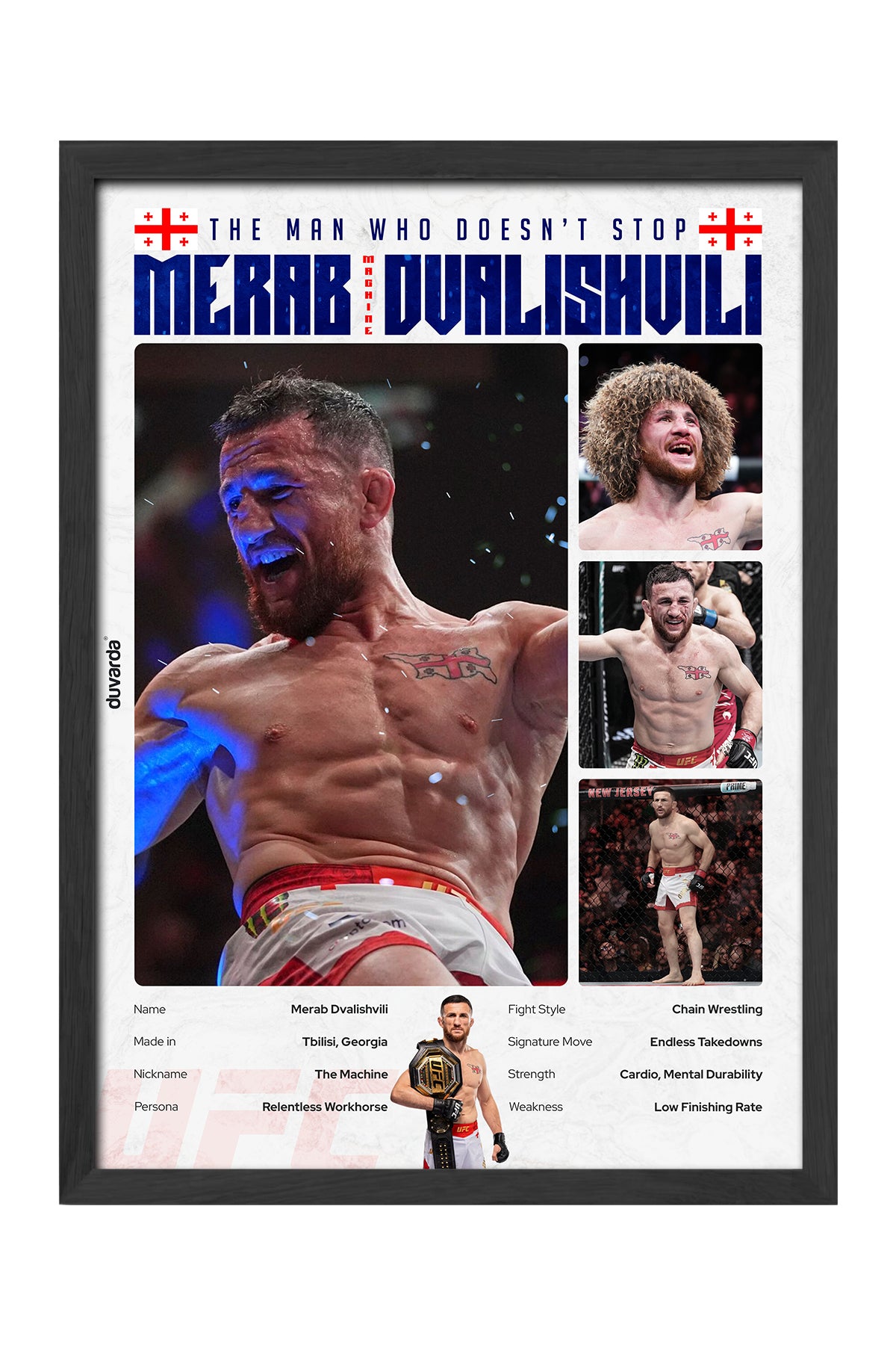 Merab Dvalishvili UFC - tablo