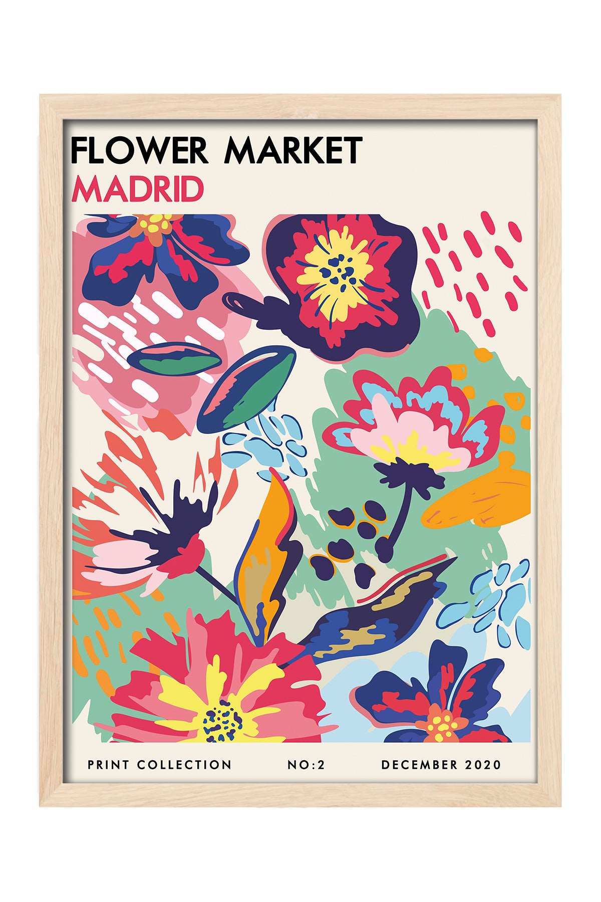 Flower Market Madrid - tablo