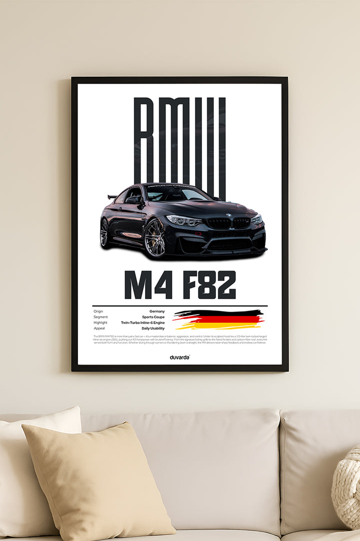 Bmw M4 F82 Araba - tablo