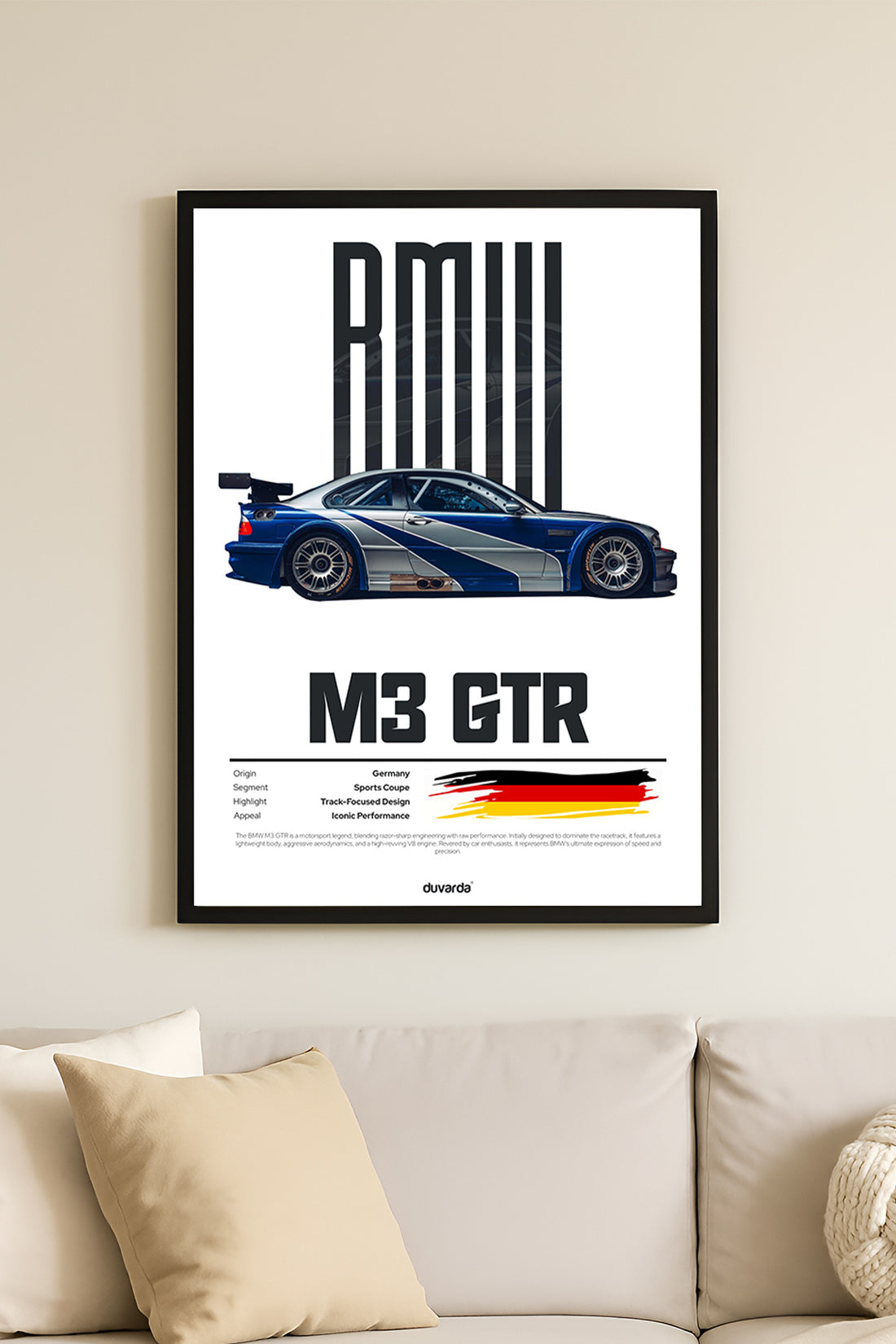 Bmw M3 Gtr Araba - tablo