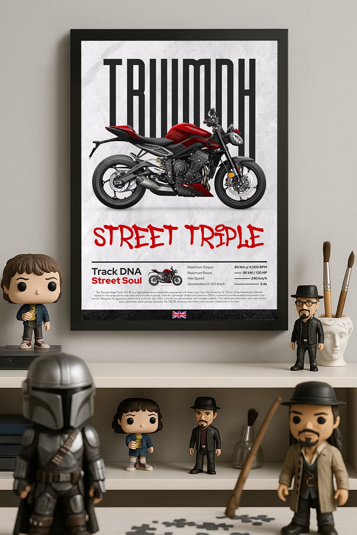 Triump Street Triple Kırmızı
