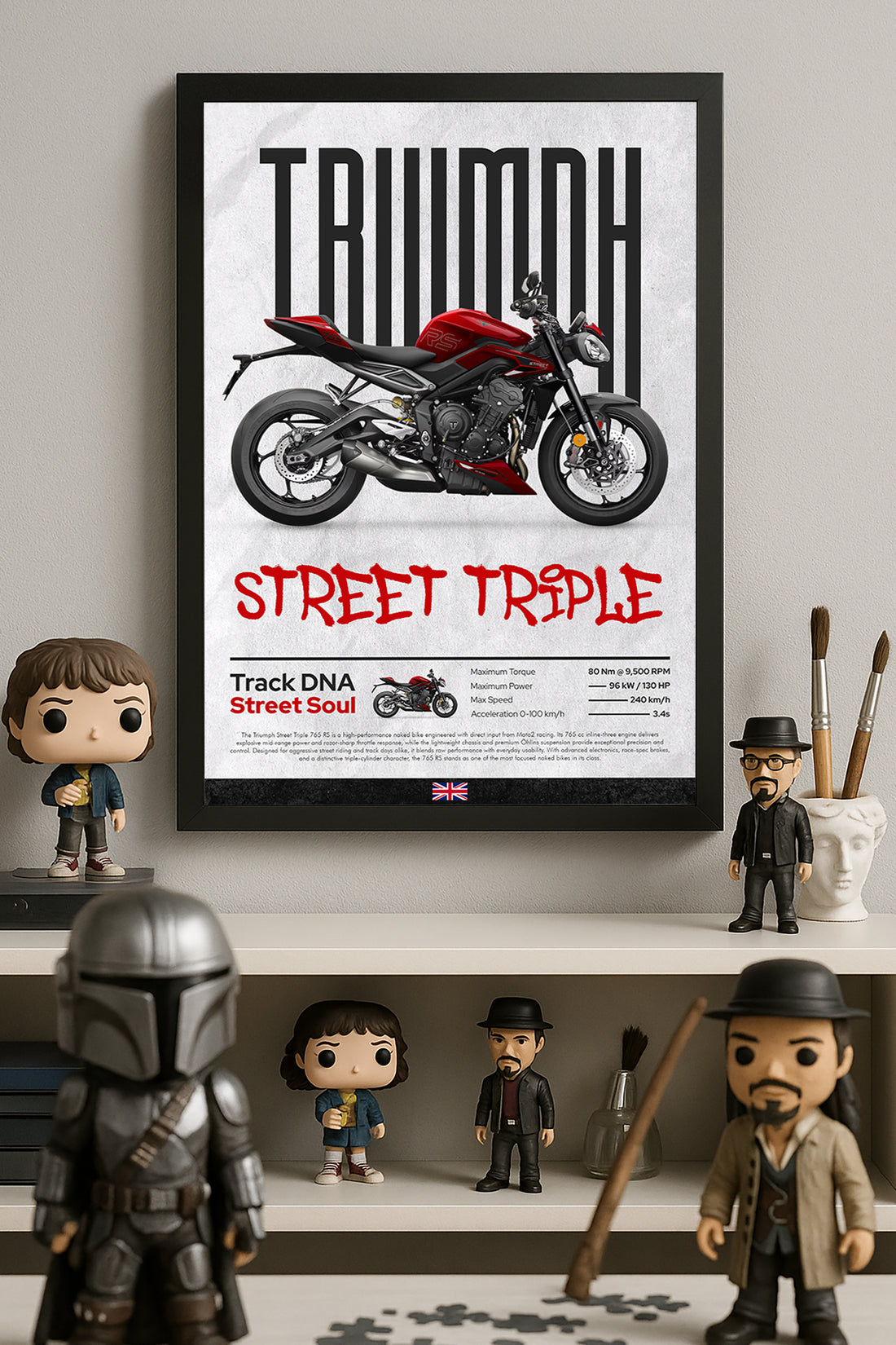 Triump Street Triple Kırmızı