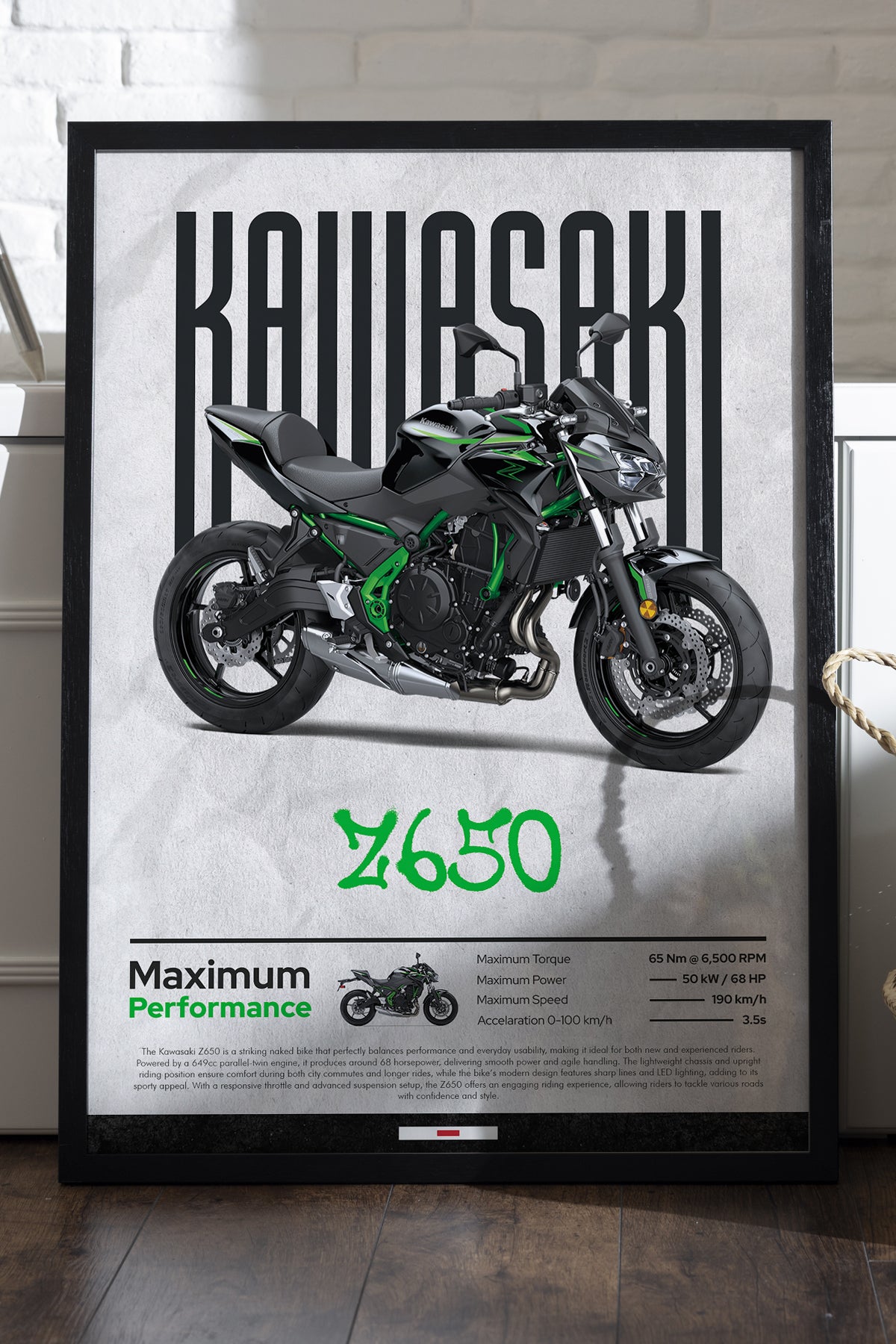 Kawasaki Z650 - tablo