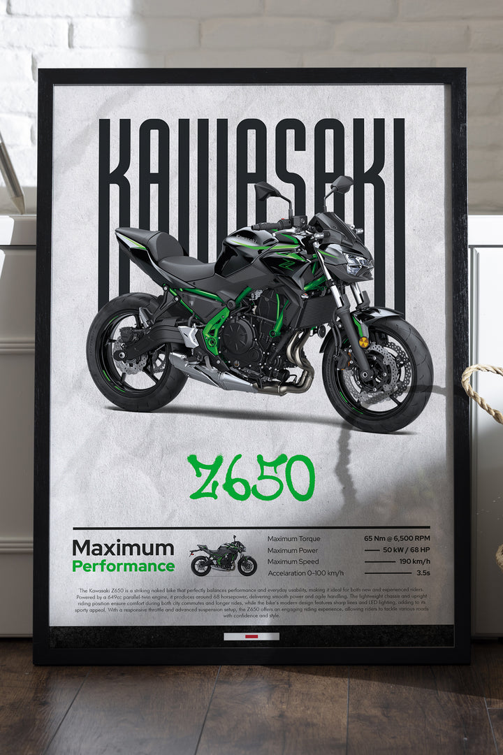 Kawasaki Z650 - tablo