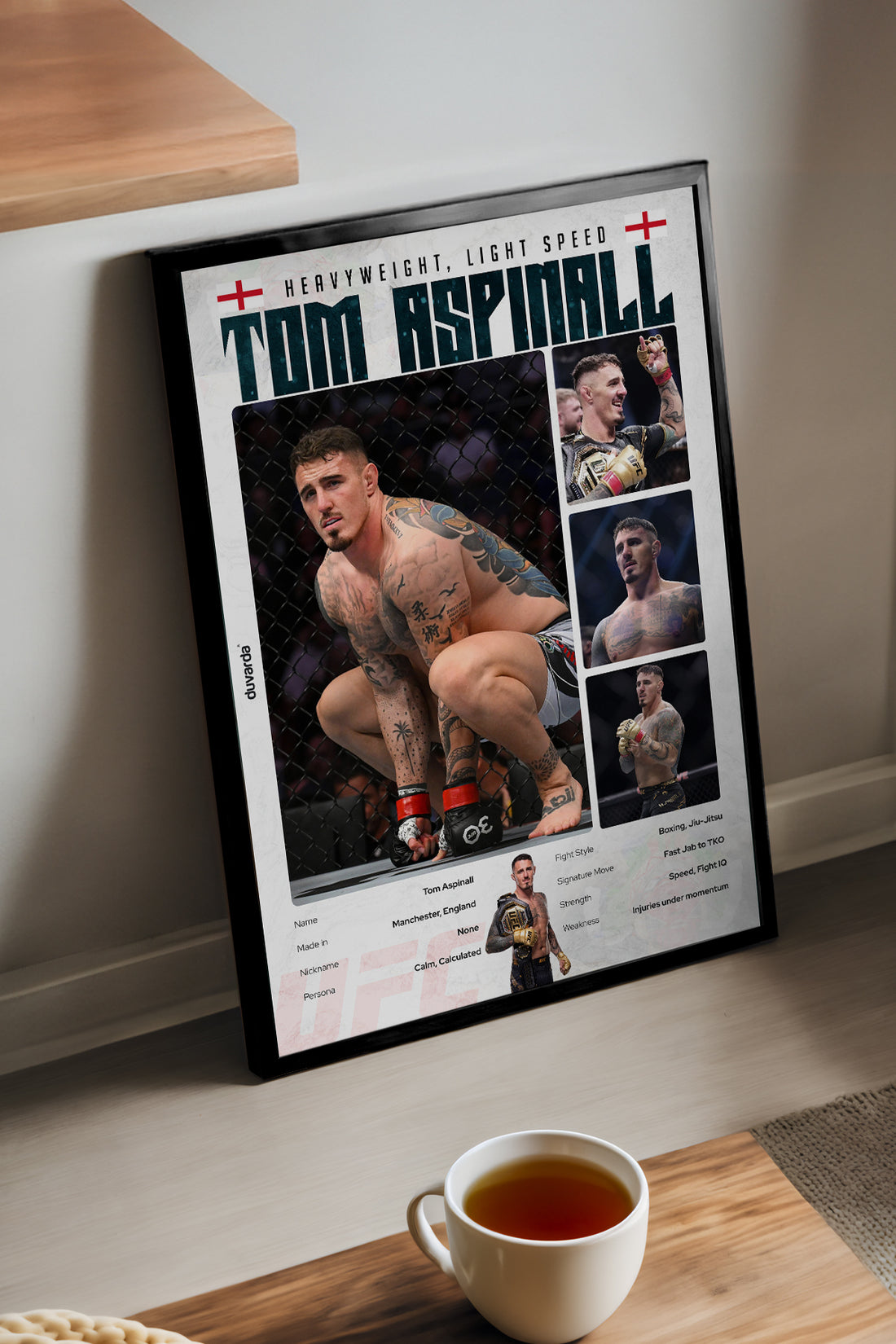 Tom Aspinall - tablo
