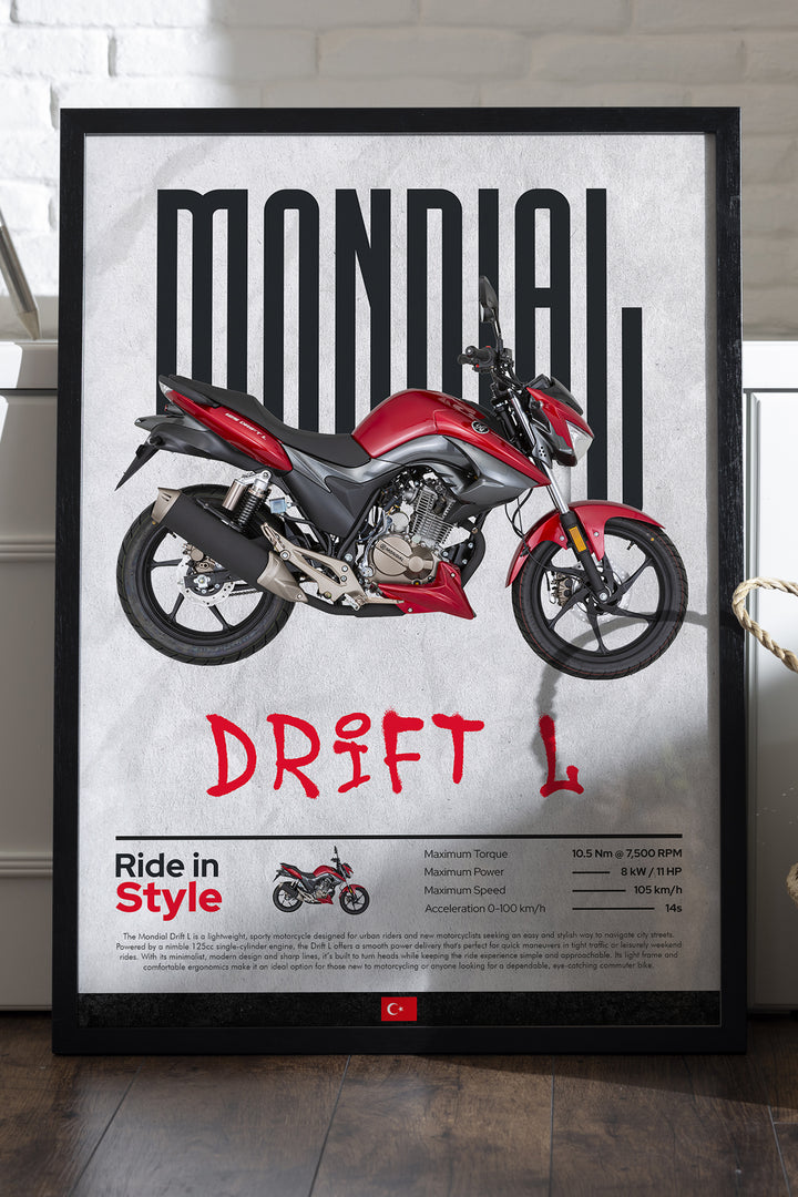 Mondial Drift L Kırmızı