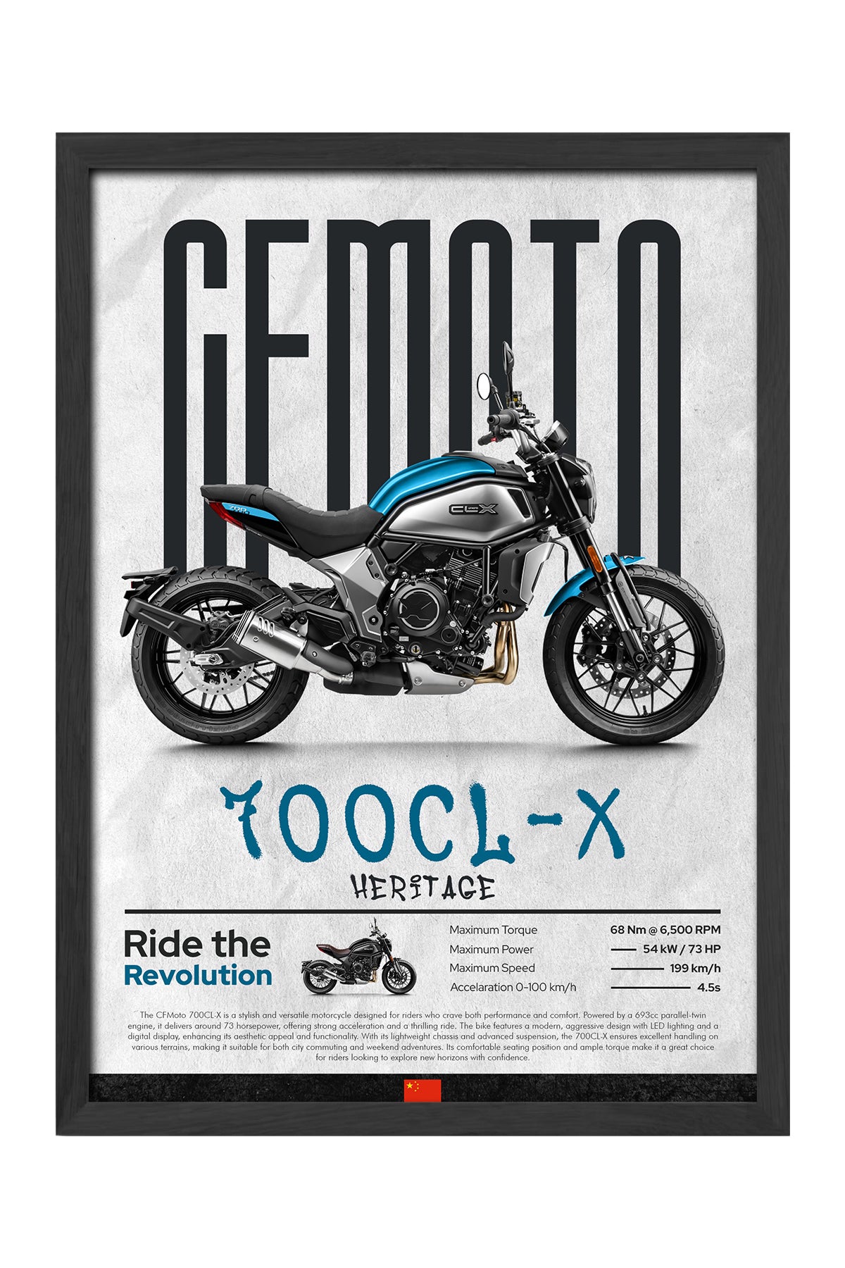 CFMOTO 700 CL-X Heritage Mavi
