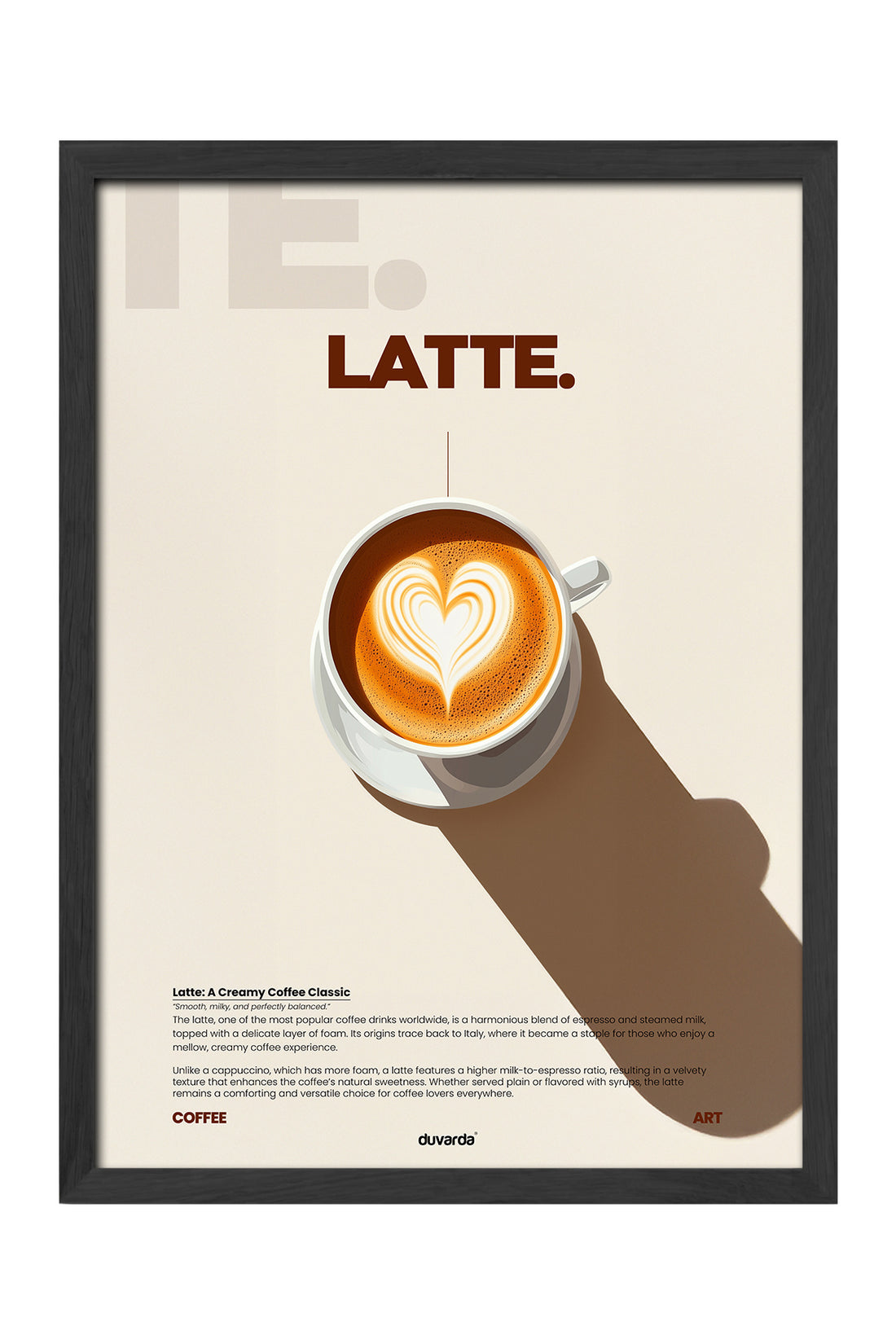 Latte Kahve - tablo