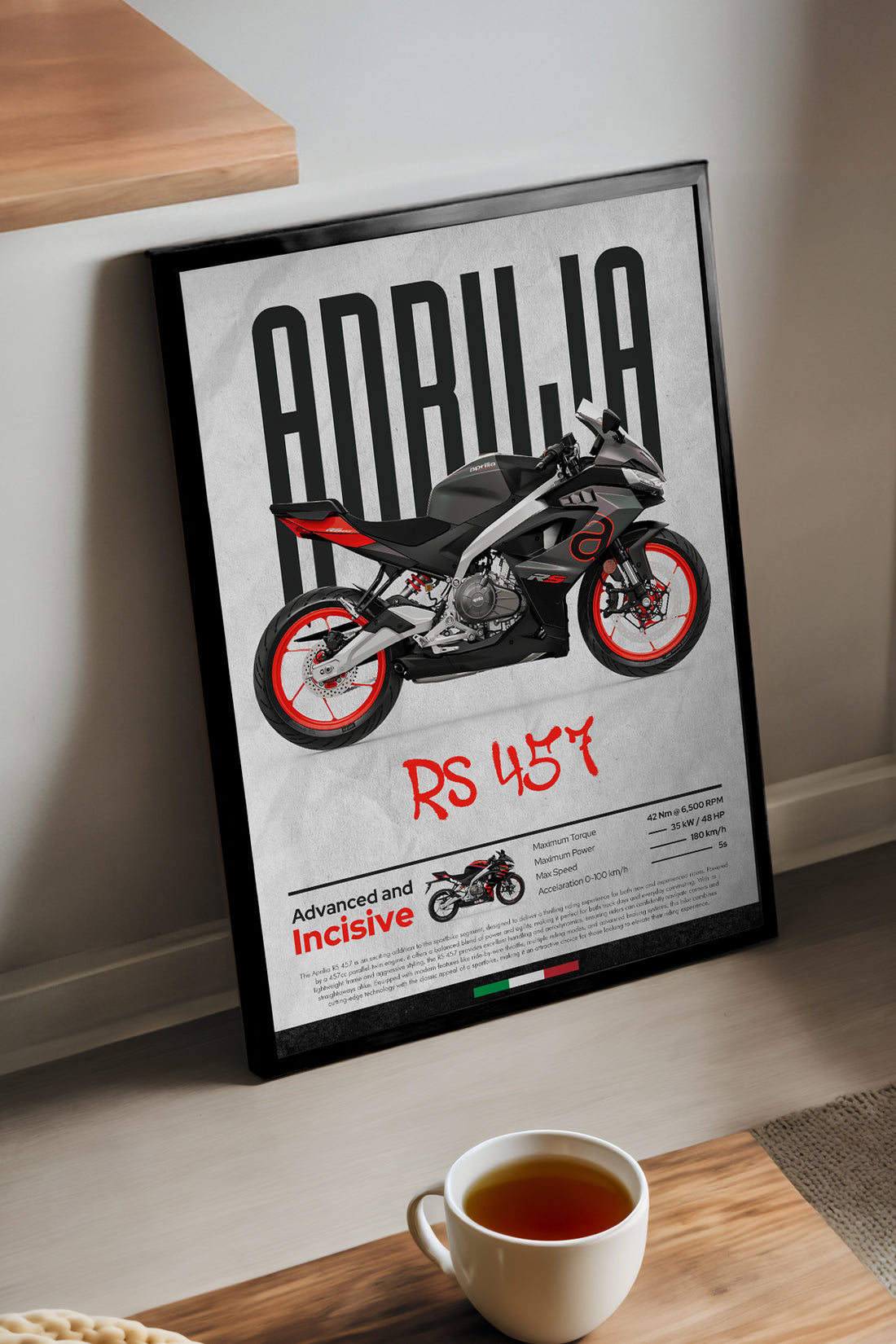 Aprilia RS 457 Gri