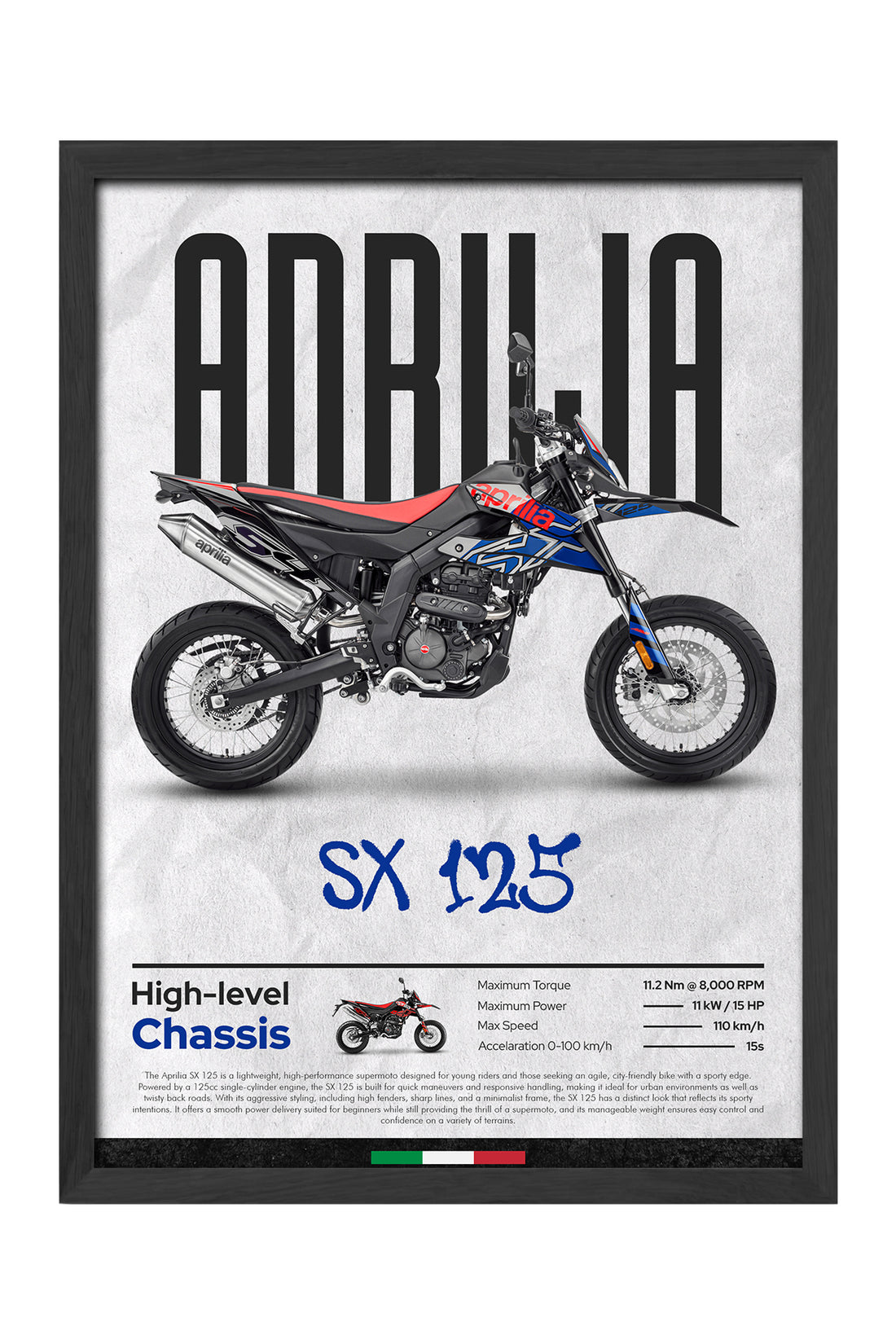 Aprilia SX 125 Mavi